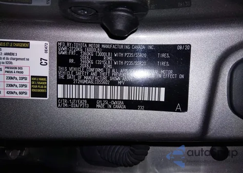 2020 Lexus Rx 450H z USA, uszkodzony, nr VIN 2T2HGMDA6LC055602